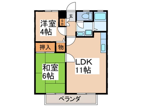 カサ井荻　北棟の物件間取画像